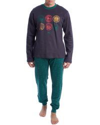 Kisses&Love - Long-Sleeved Cotton Pajamas Klp4 - Lyst