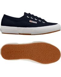 Superga - 2750-Cotu Klassiek Marine-F Wit - Lyst