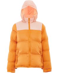 myMo - Wattierte Steppjacke Damen Pfirsich - Lyst