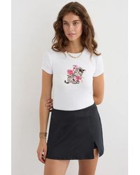 Hiccup - Basic Printed Short-Sleeve T-Shirt - Lyst