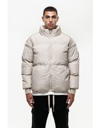 Good For Nothing - Zip Through Funnel Neck Puffer Jacket - Lyst