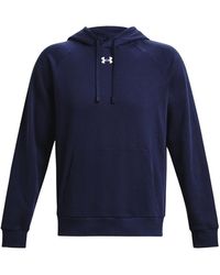 Under Armour - Adult Rival Fleece Hoodie (Midnight/ - Lyst