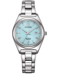 Citizen - Watch Ew2601-81M Titanium - Lyst