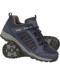 Mountain Warehouse - 'Path' Walking Shoes Cushioned Footbed Mesh Lining Waterproof Comfy Trail Trekking Trainers - Lyst
