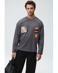 Grimelange - Crew Neck Logo Print T-Shirt - Lyst
