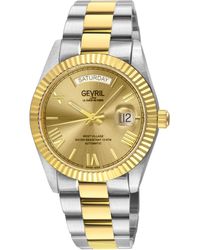 Gevril - Automatic West Village 316L Stainess Steel Ipyg Case, Dial Stainless Bracelet - Lyst