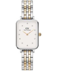 Daniel Wellington - Dw00100625 Ladies Quadro Link 20Mm Watch - Lyst