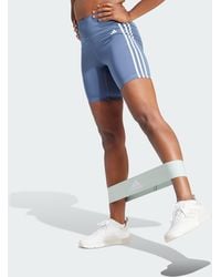 adidas - Training Essentials 3-Stripes High-Waisted Short Leggings - Lyst