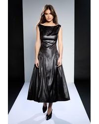 Runway - 1.8.1.8 Bardot Neck Peplum Detail Dress - Lyst
