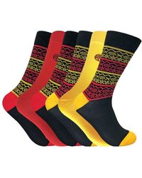 Sock Snob - 6 Pairs Fairisle Bamboo Dress Socks - Lyst