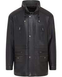 Infinity Leather - Soft Italian Parka Coat-Winnipeg Lamb Leather - Lyst