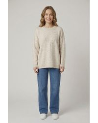 Izabel London - Floral Embellished Textured Jumper - Lyst