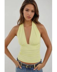 Hiccup - Slim Fit V-Neck Knitted Top - Lyst