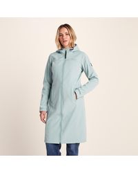 TOG24 - Marina Extra Long Softshell Jacket Misty - Lyst