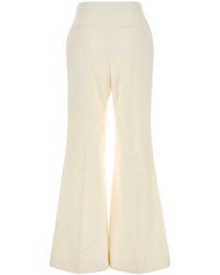 Givenchy - Linen Wide-Leg Pant - Lyst