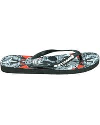 Philipp Plein - Totenkopf Schwarze Flip Flops - Lyst