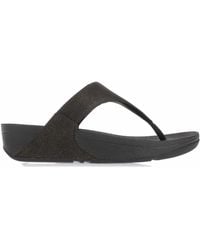 Fitflop - Fit Flop Lulu Shimmer Toe-Post Sandals - Lyst