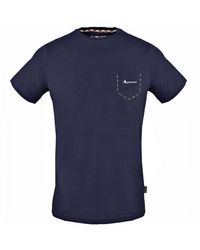 Aquascutum - T-shirt In Marine - Lyst
