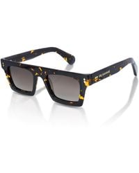 Infinity Leather - De-Gamme Rectangle Thick Frame Polarized Sunglasses - Lyst