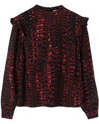 Secret Label - Feather Print Top - Lyst