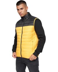Crosshatch - Presnell High-Neck Gilet Cotton - Lyst
