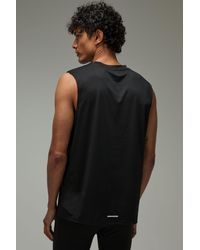 BoohooMAN - Common Pace Running Perforated Regular Fit Tank - Lyst
