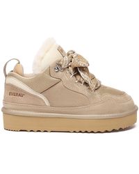 EverAu Australia - Ever Au Marbled Lace Up Platform Sneaker Boots - Lyst