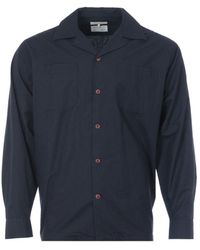 Nudie Jeans - Co Vincent Vacay Organic Long Sleeve Shirt - Lyst