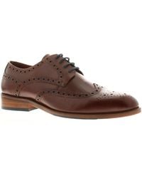 Bandwagon - Brogue Shoes Sabre Lace Up Leather Smart Formal - Lyst