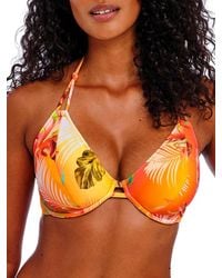 Freya - Miami Sunset Halterneck Bikini Top - Lyst