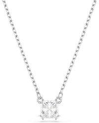 Swarovski - 'Matrix' Base Metal Necklace - Lyst