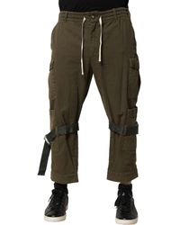 Dolce & Gabbana - Cargo Broek Met Gespenbanden - Lyst