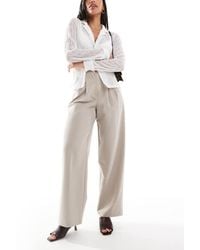 Miss Selfridge - Tailored Fold Over Waistband Trouser - Lyst