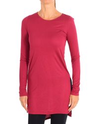 Benetton - Jurk Met Lange Mouwen En Ronde Hals 3i65e1b75 Vrouw - Lyst