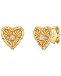 Glanzstücke München - Stud Earring Sterling Zirconia - Lyst
