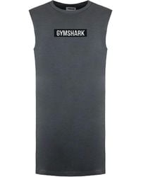 GYMSHARK - Gfx Central Drop Arm Tank Top - Lyst
