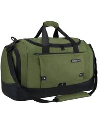 Infinity Leather - Large Duffel Weekend Holdall Carry-On Cabin Bag Gym Sports Travel Bag - Lyst