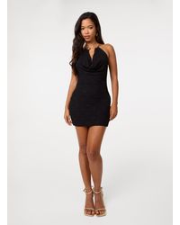 Pink Vanilla - Lace Halter Neck Dress - Lyst