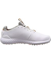PUMA - Power Adapt 2.0 Golf Lace-Up Smooth Leather Trainers 190581 01 - Lyst