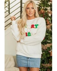 Azura Exchange - Gezellige Fleece Trui - Lyst