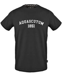 Aquascutum - Arch Logo Crew Neck Short Sleeve Jersey T-Shirt - Lyst