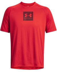 Under Armour - TechTM fill kurzarm-oberteil mit print für - Lyst