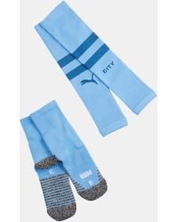 PUMA - Team Manchester City Fc Sleeve Socks Promo - Lyst
