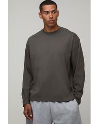 BoohooMAN - Essential Oversized Long Sleeve T-Shirt - Lyst