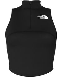 The North Face - Rib Panel Zip Top - Lyst