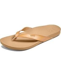 Reef - Cushion Court Natural Sandals - Lyst