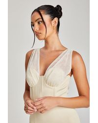 Urban Bliss - Mesh Detail Corset Dress - Lyst
