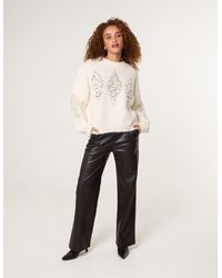 Blue Vanilla - Diamond Sequin Jumper - Lyst