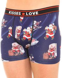 Kisses&Love - Breathable Fabric Boxer Christmas Model Kl10003 - Lyst