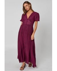 Urban Bliss - Button Front Maxi Dress - Lyst